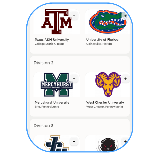 CoachedUp app feed screen