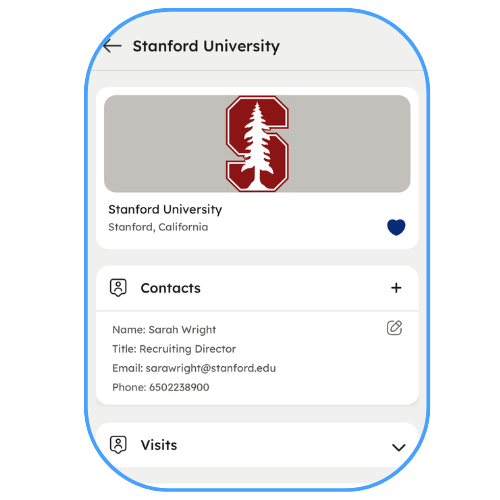 CoachedUp app athlete profile screen