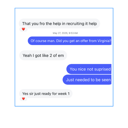 Message from a CoachedUp athlete